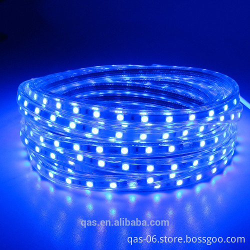 Waterproof IP68 60leds single color ww cw red green blue 5050 led strip lighting 3 years warranty